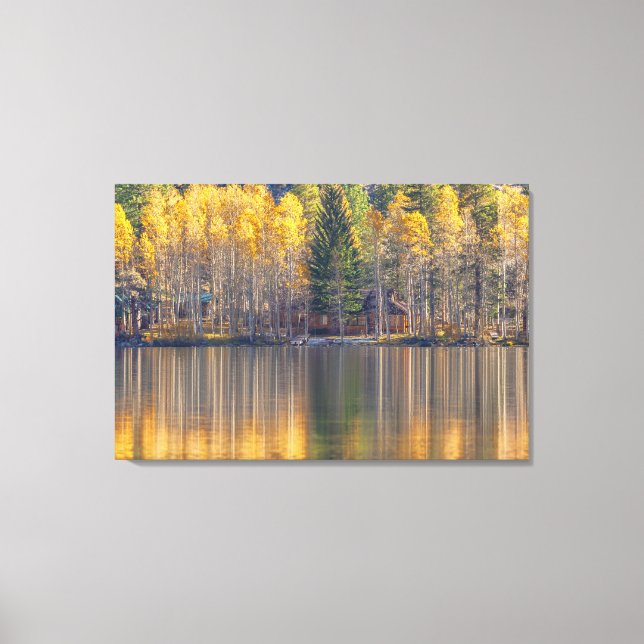 Fallreflektion Canvastryck (Framsida)