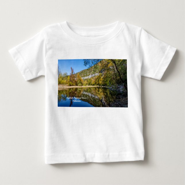 Fallreflektioner A Buffalo River Småbarn T-shirt (Framsida)