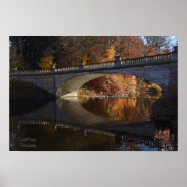 Fallreflektioner vid Vanderbilt Gods Poster