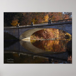 Fallreflektioner vid Vanderbilt Gods Poster