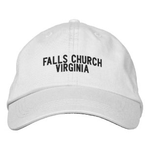 Falls Church Virginia Hat Broderad Keps