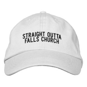 Falls Church Virginia mössa Broderad Keps