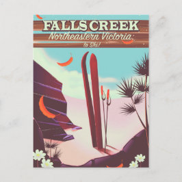 Falls Creek, nordöstra Australien skidaffisch, Vykort