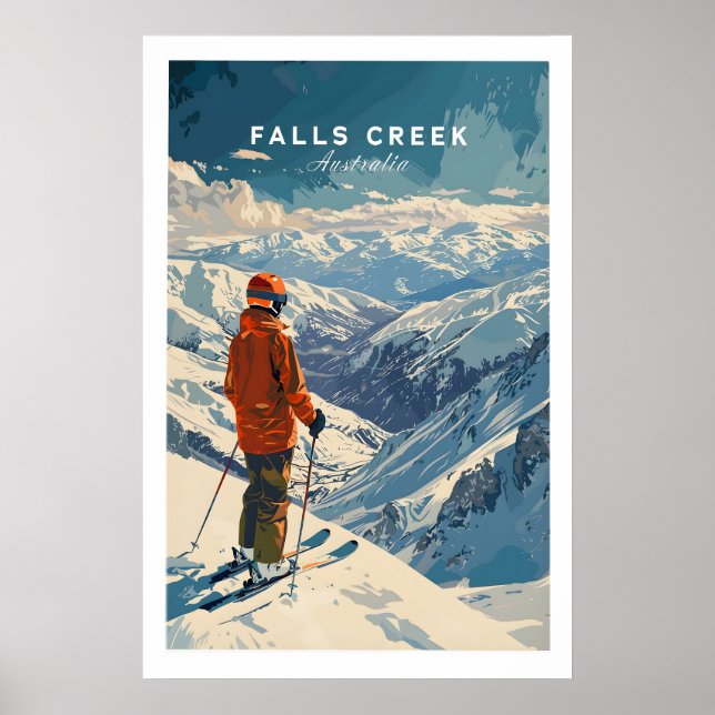Falls Creek Print Australien 1 Poster (Framsidan)