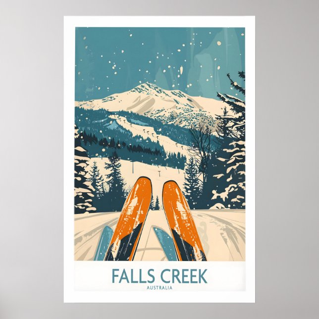 Falls Creek Ski Poster 1 (Framsidan)