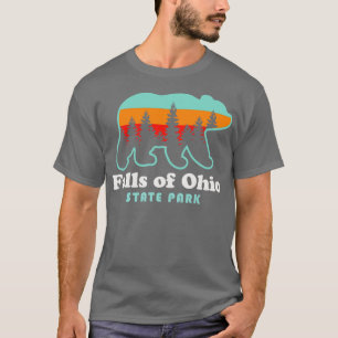 Falls i Ohio State Park Bear sville Indiana T Shirt