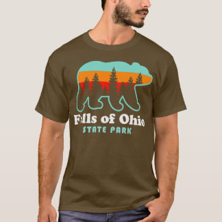 Falls i Ohio State Park Bear sville Indiana T Shirt