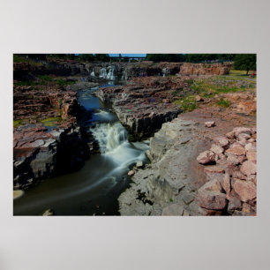 Falls Park, Sioux Falls, South Dakota Poster