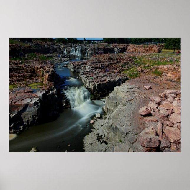 Falls Park, Sioux Falls, South Dakota Poster (Framsidan)