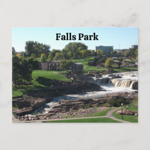 Falls Park, Sioux Falls, South Dakota Vykort