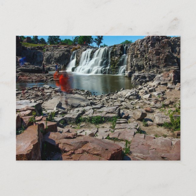 Falls Park, Sioux Falls, South Dakota Vykort (Framsida)