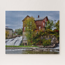 Falls Park Vermont Jigszle Puzzle