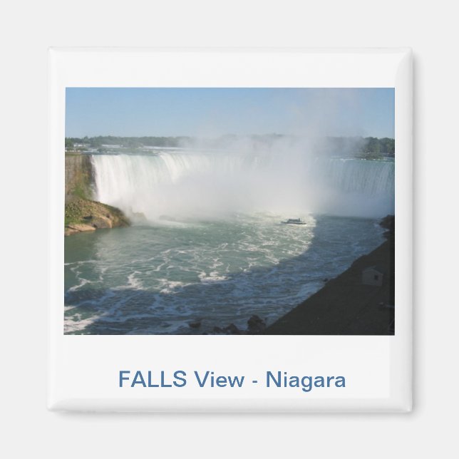 Falls View: Niagara USA Kanada Magnet (Framsidan)