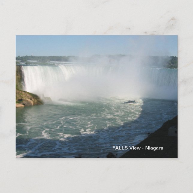 Falls View: Niagara USA Kanada Vykort (Framsida)