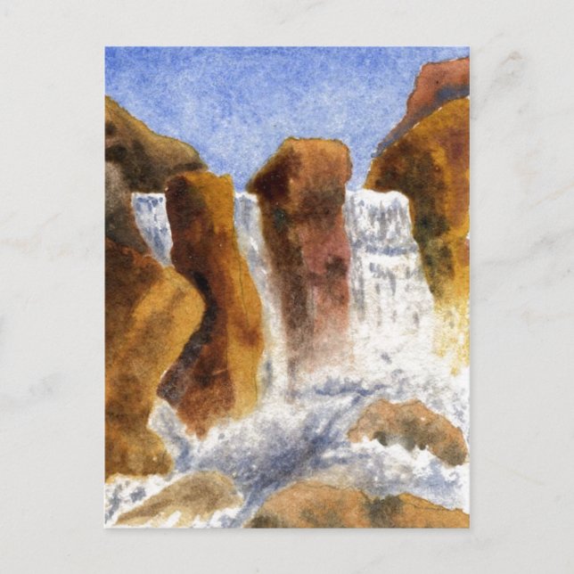 "Falls"-vykort för Land-vägar Vykort (Framsida)