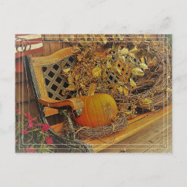 Fallscen/Pumpkin & BitterSöt 4,25 x 5,6 tum Vykort