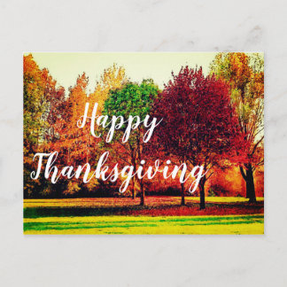 Fallscen | THANKSGIVING Vykort