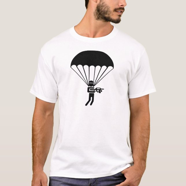 Fallschirmjäger T Shirt (Framsida)