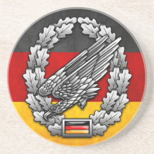 Fallschirmjägertruppe Barettabzeichen Underlägg Sandsten