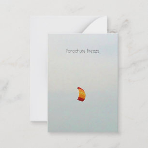 Fallskärm Breeze Anpassningsbar Notecard Anteckningskort