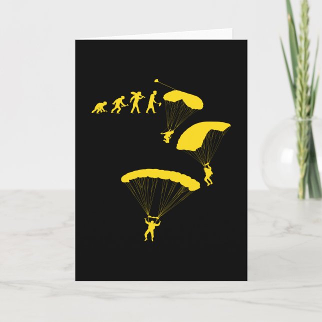 Fallskärm Evolution Skydiver Skydiver Kort (Framsida)