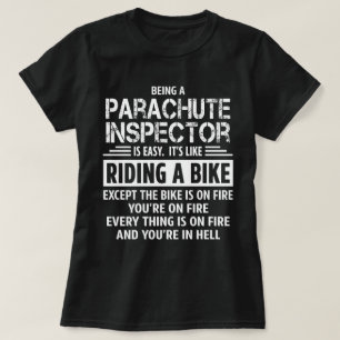 Fallskärm inspektör t shirt