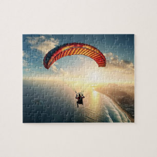 Fallskärm Jigszle Puzzle Pussel