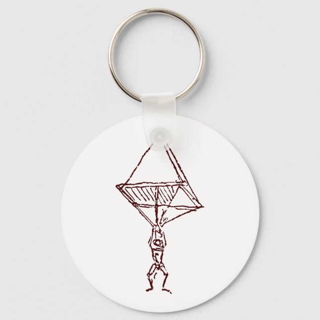 fallskärm nyckelring (Framsida)