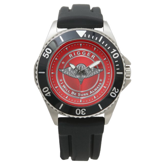 Fallskärm Rigger Armbandsur (Framsida)
