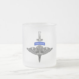 Fallskärm Rigger-Fantastisk Airborne Soldiers Frostad Glasmugg