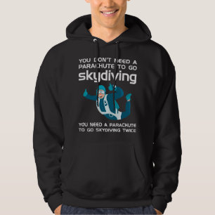 Fallskärm Skydiving Hoodie