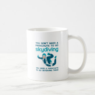 Fallskärm Skydiving Kaffemugg