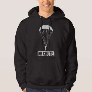 Fallskärm Skydiving Oh Chute Hoodie