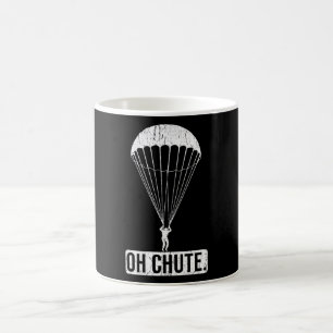 Fallskärm Skydiving Oh Chute Kaffemugg
