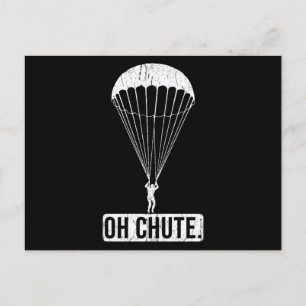 Fallskärm Skydiving Oh Chute Vykort