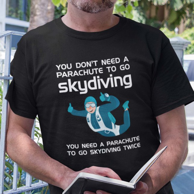 Fallskärm Skydiving T Shirt (Skapare uppladdad)