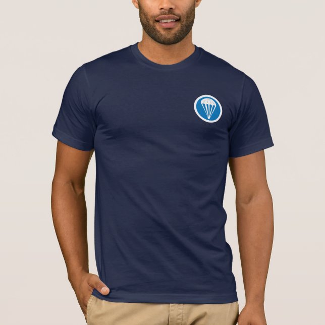 FallskärminfanteriT-tröja (v2) Tee Shirt (Framsida)