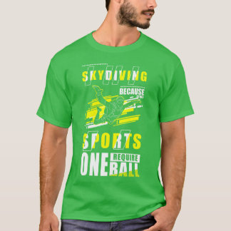 Fallskärmsdykning Flygande Sport vänner T Shirt