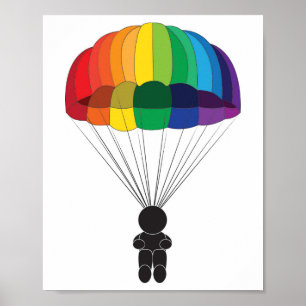 Fallskärmshopp Poster