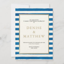 Fallskärmshoppare Blå Akvarell Rand & Guld Bokstäv