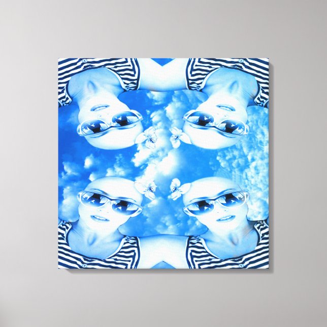 Fallskärmshoppare Canvastryck (Framsida)