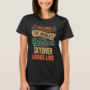Fallskärmshoppare Världens Bästa Fallskärmshoppar T Shirt