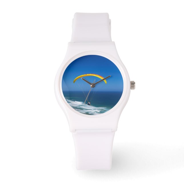 Fallskärmshoppning nära vildmarken, Garden Route Armbandsur (Framsida)