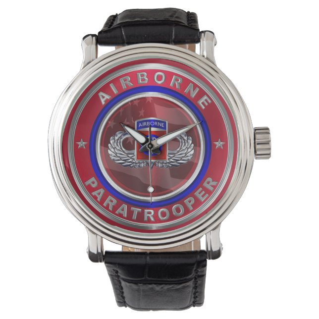 Fallskärmsjägare från 82nd Airborne Division Armbandsur (Framsida)