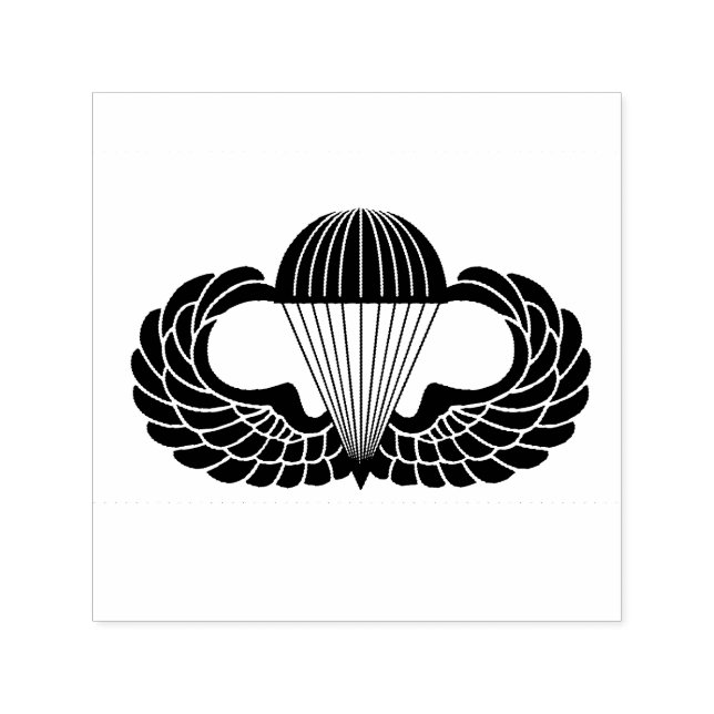 Fallskärmsmärket Självfärgande Stämpel (Design)