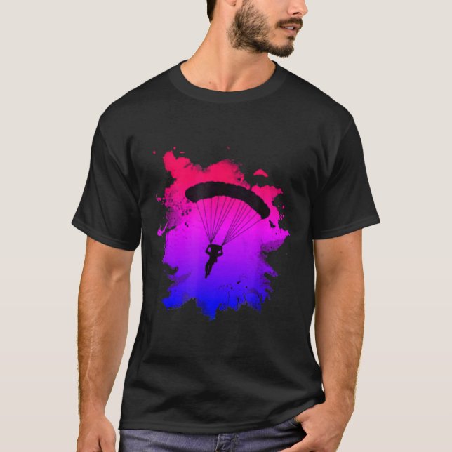 Fallskärmspresent T Shirt (Framsida)