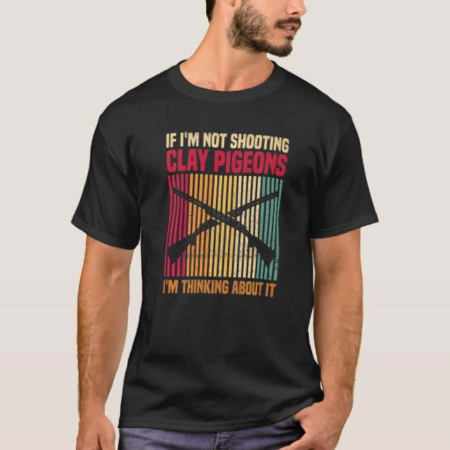 Fällskjutningskurs för en Clay Pigeon Shooter T Shirt (Framsida)