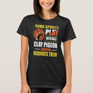 Fällskjutningskurs för en Clay Pigeon Shooter T Shirt