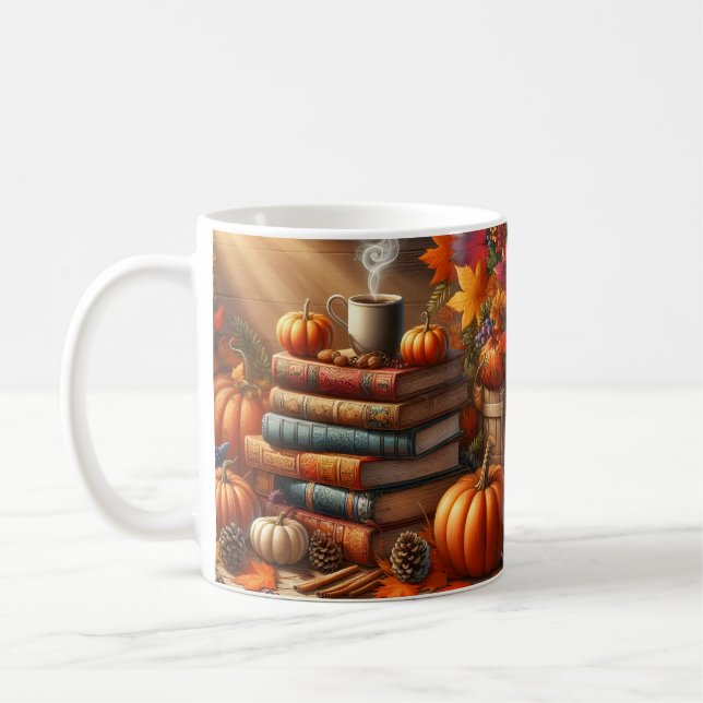 Fallskörd Böcker & Pumpkin Kaffemugg Omslag  (Vänster)