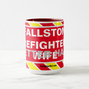 FALLSTON FIREFIGHTER ÄR BÄTTRE HALF WIFE MUGG